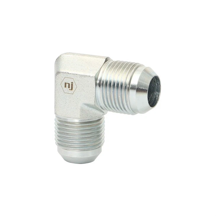 Male JIC Male JIC 90  Degree Hydraulic Adapter Hose Fittings